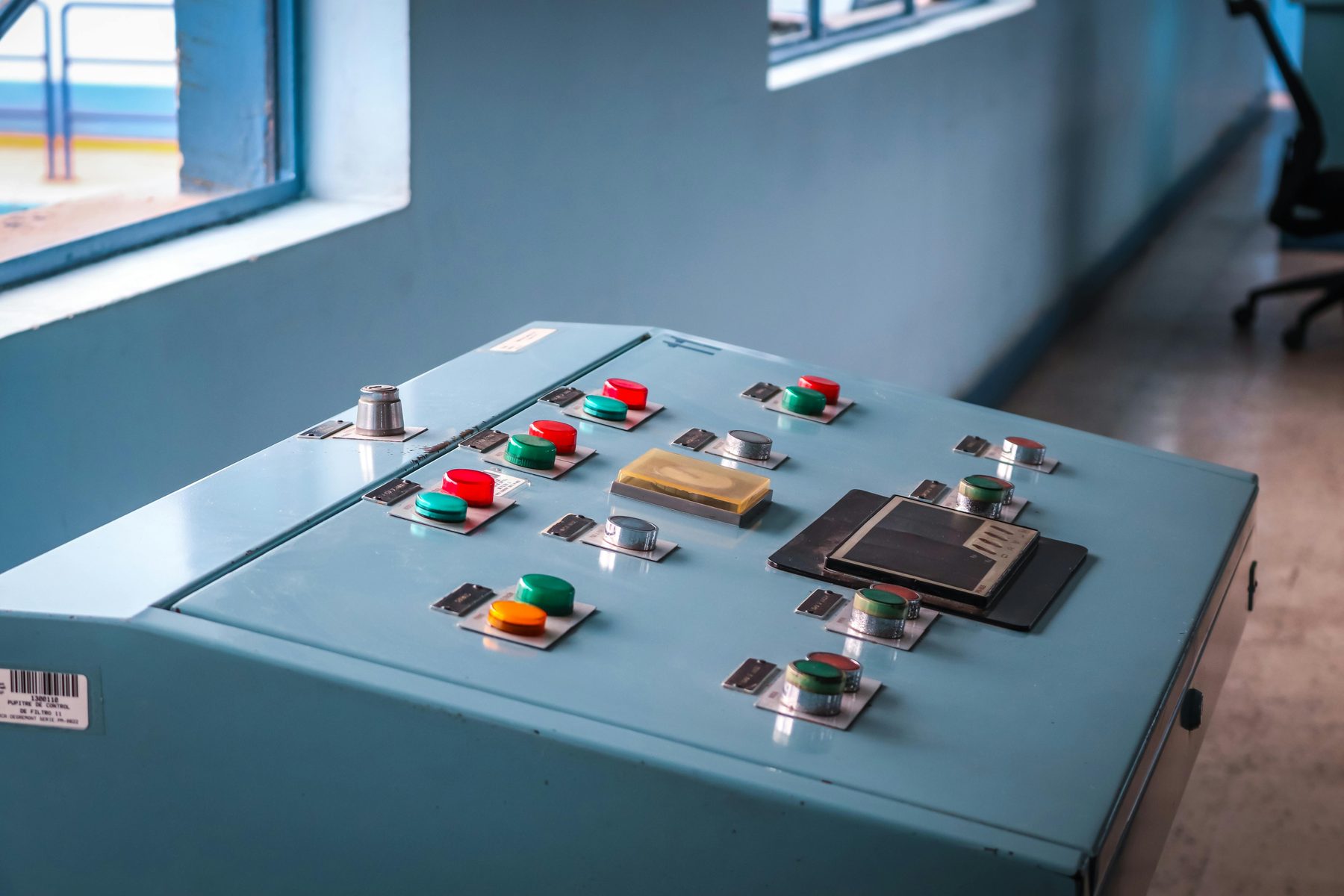 Industrial control panel buttons and operator controls